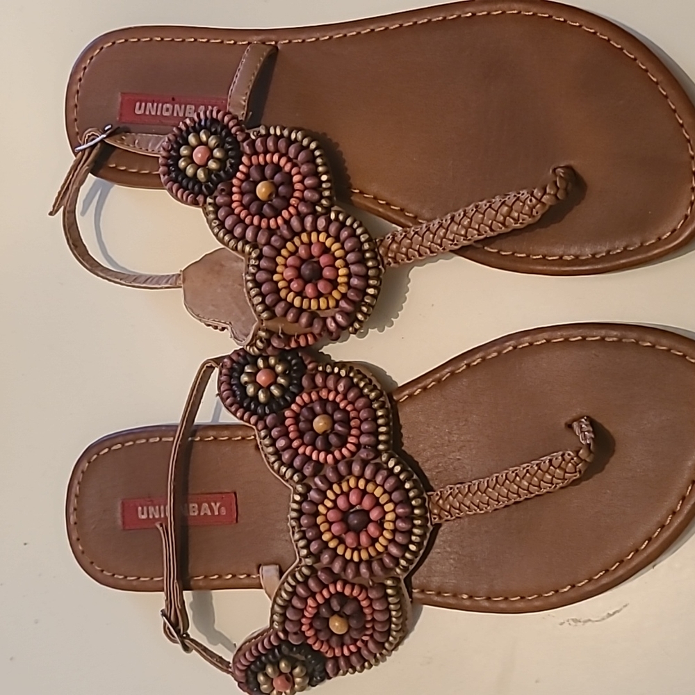 Unionbay beaded sandal